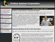 Tablet Screenshot of pristinesys.com